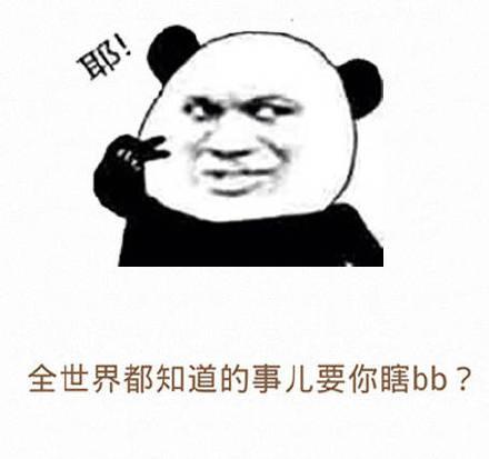 全世界都知道的事儿要你bb？