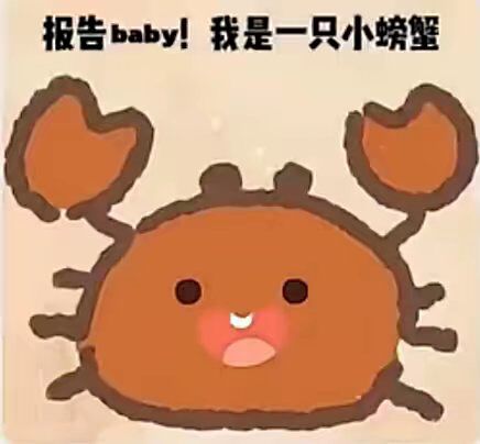 报告baby!我是一只小螃蟹